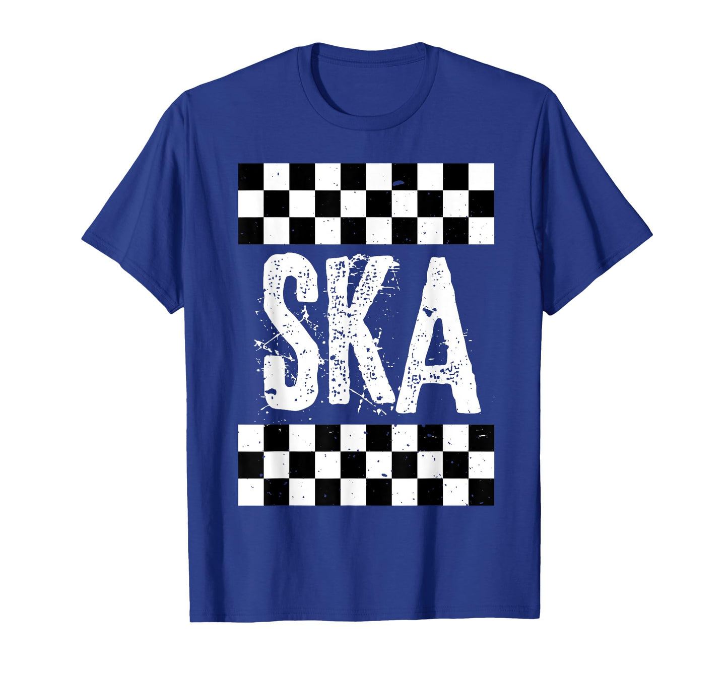 Ska Music T Shirt For Life Reggae Checkerboard Image Shirt T-Shirt