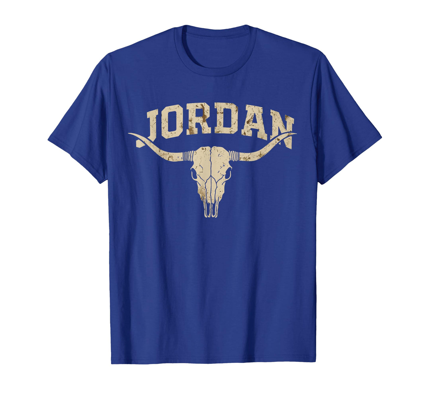 Vintage Western Jordan Name Gift for Men Women Kid Boy Girl T-Shirt