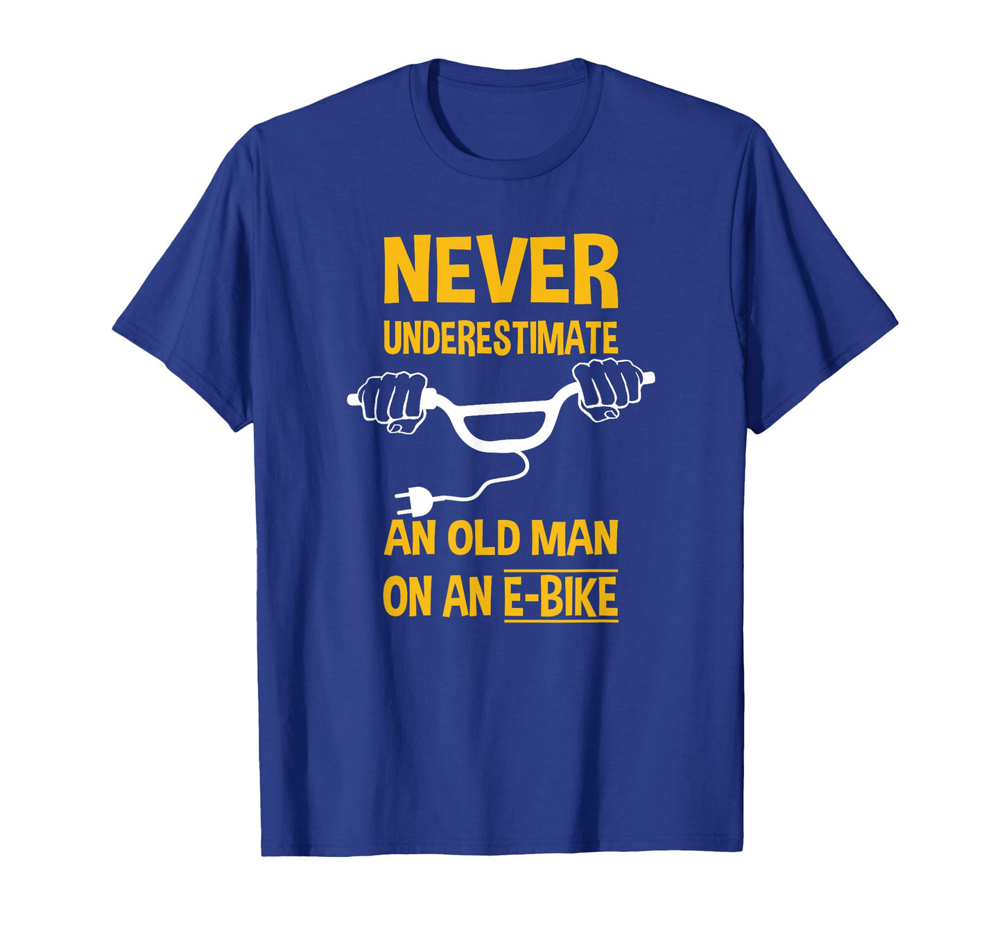 An Old Man On An E-Bike Funny T-Shirt