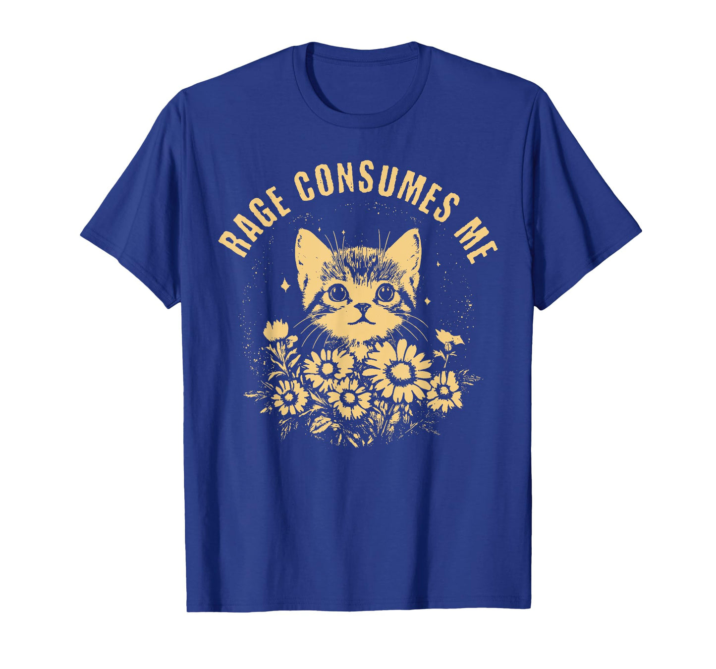 Rage Consumes Me Cute Cat Meme Men Women T-Shirt