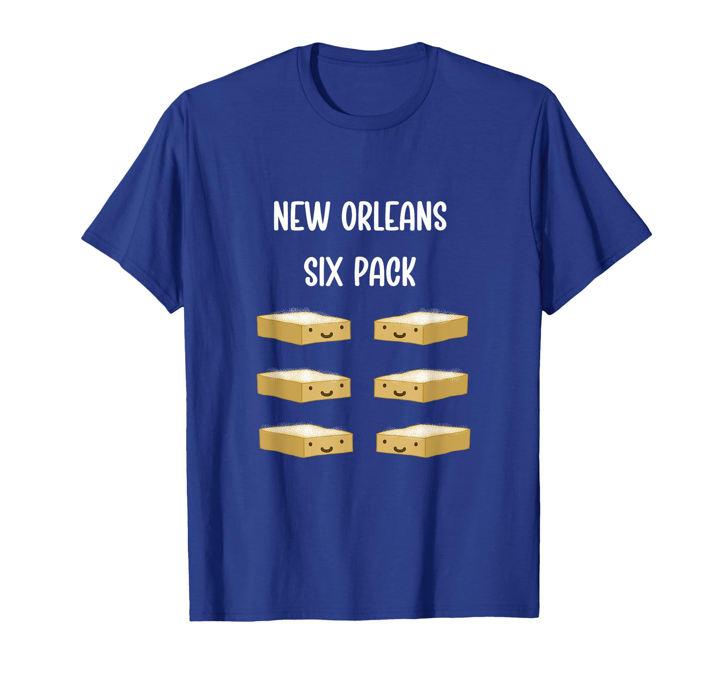 Visit New Orleans, Louisiana. Funny NOLA Beignet Design. T-Shirt