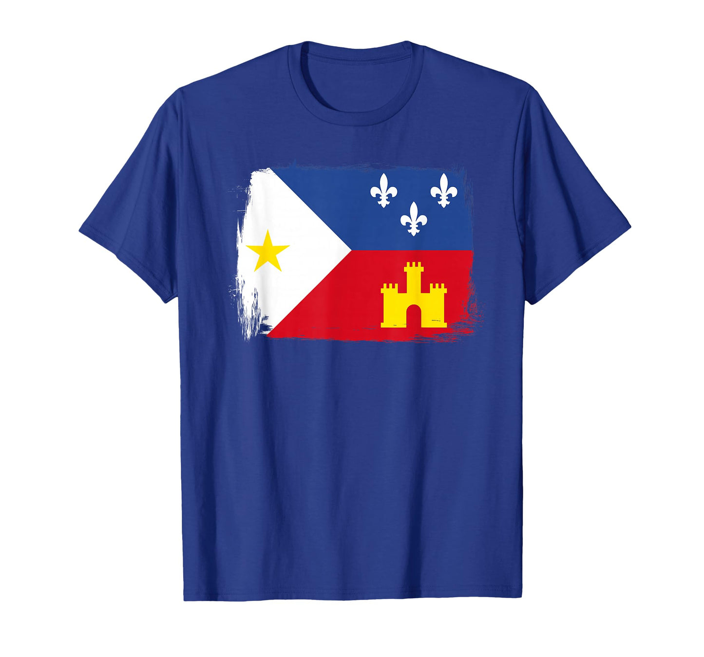 Louisiana Cajun French Acadiana Flag T-Shirt