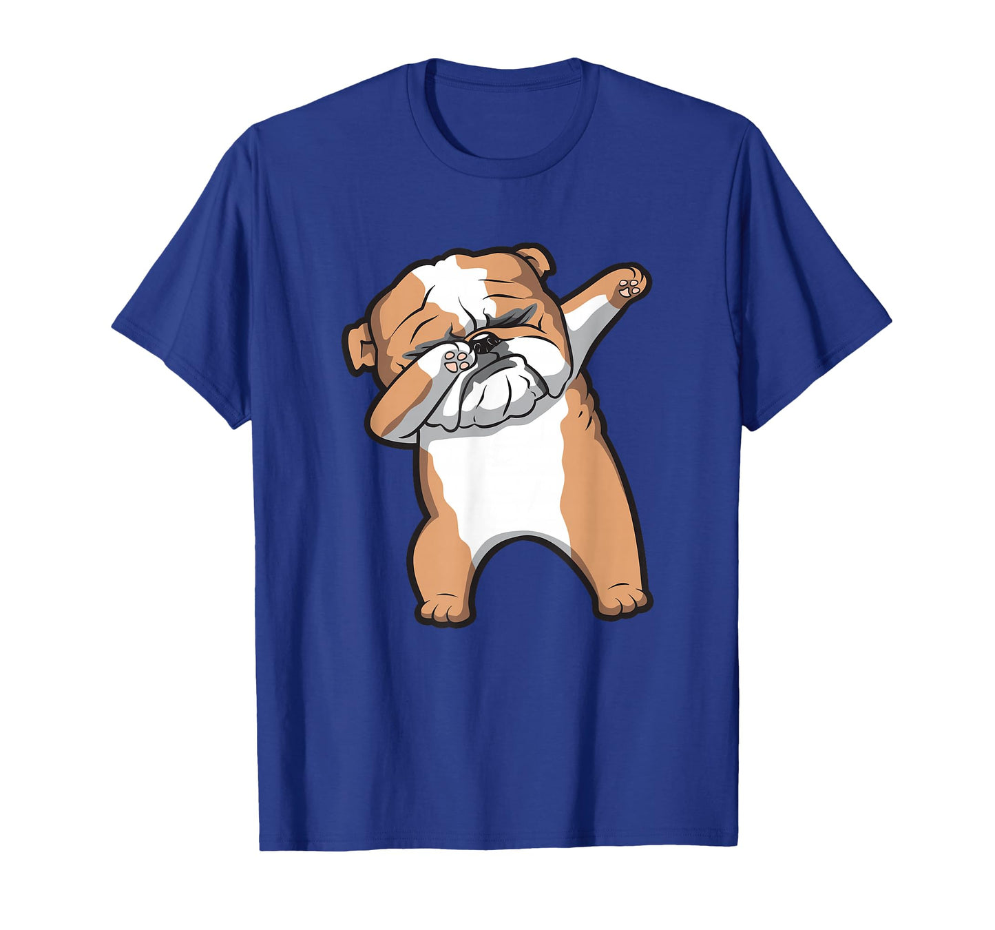 English Bulldog Cute Dabbing Funny Dab Dance T-Shirt