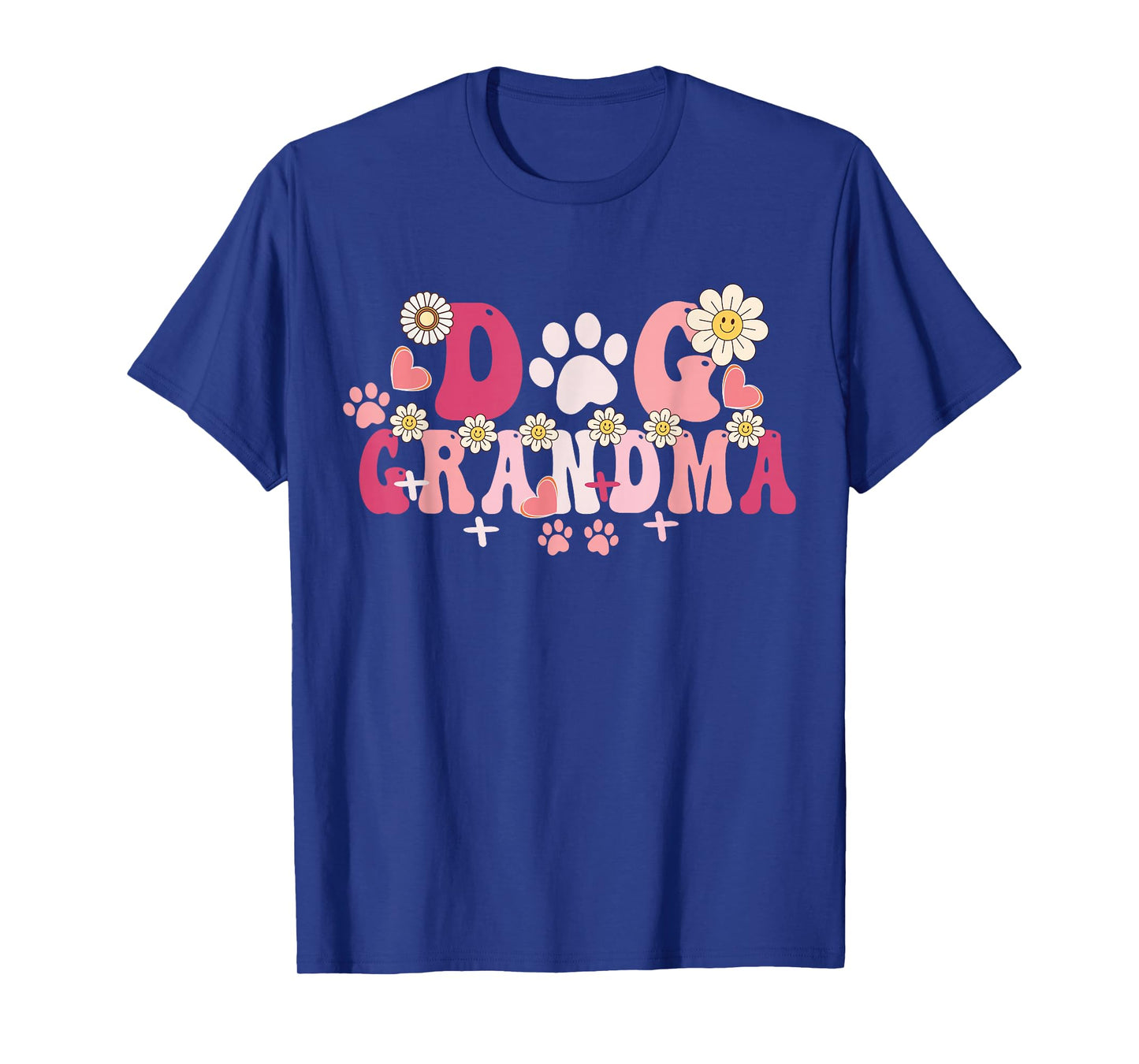 Groovy Dog Grandma Owner Mama Grandma Dog Lovers T-Shirt