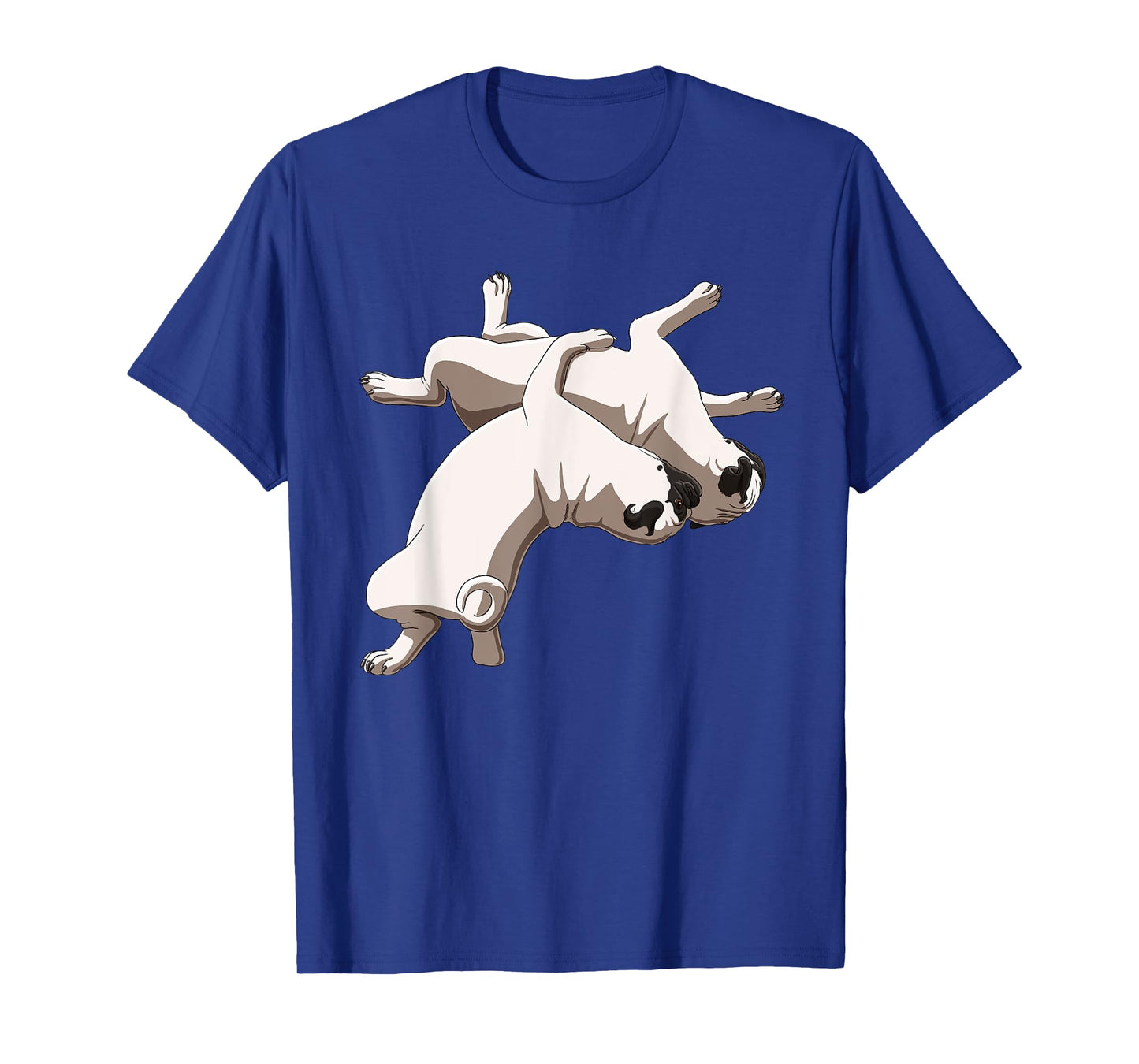 Funny Wrestling Dog Wrestler Pug T-Shirt for Men Women Girls Kids