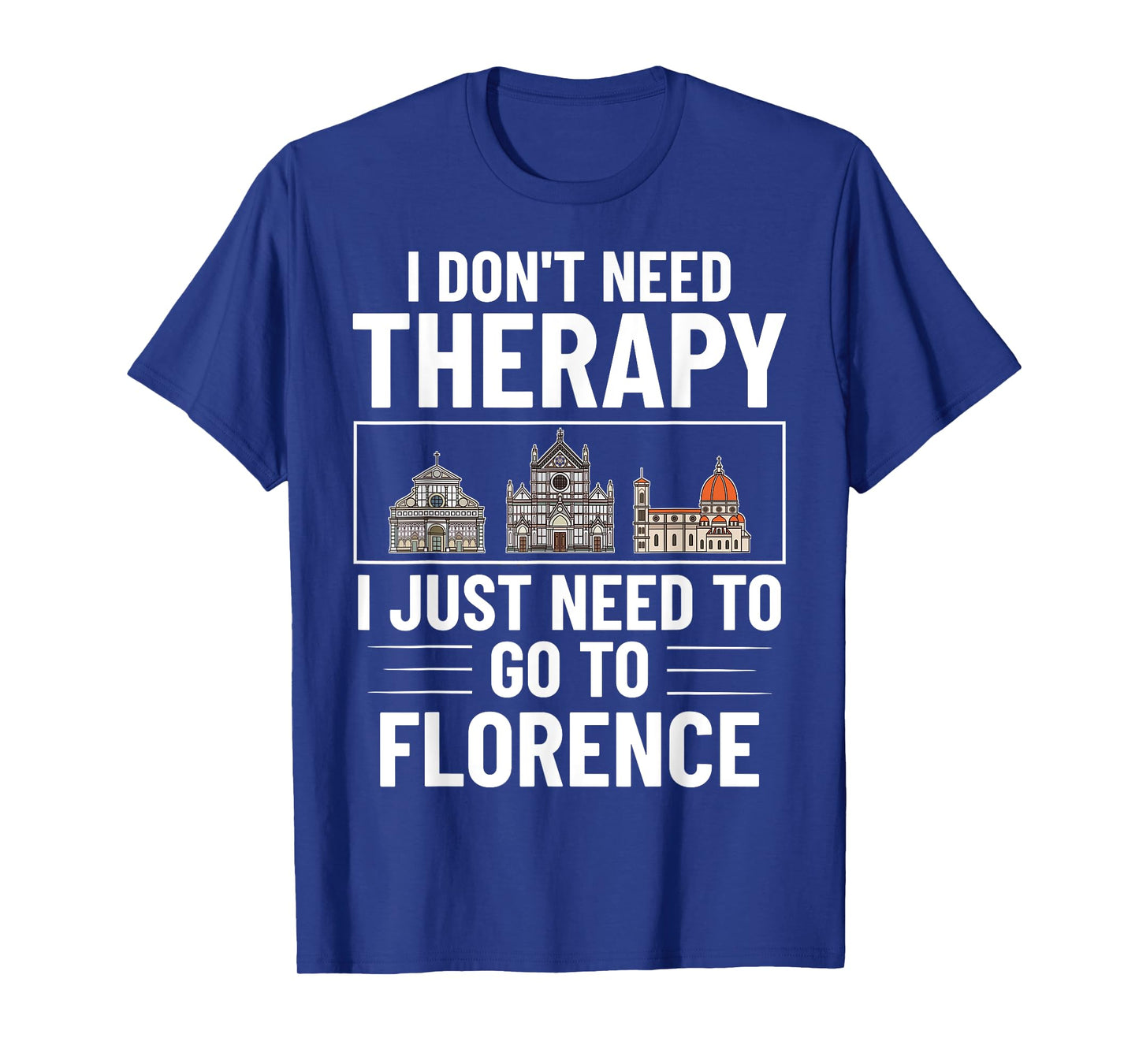 Florence Italy City Skyline Map Travel T-Shirt
