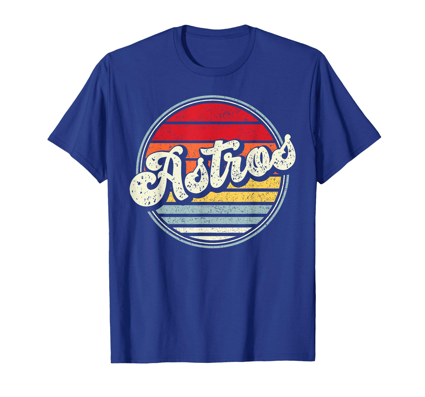 Retro Astros Home State Cool 70s Style Sunset Men Women Kids T-Shirt