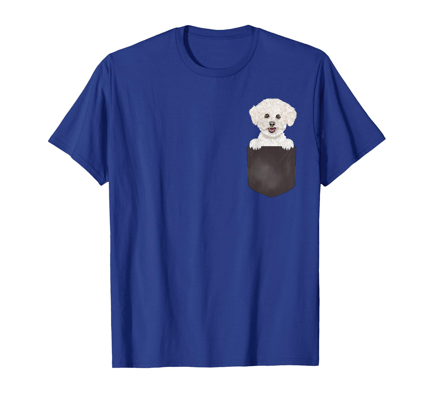 Dog in Pocket Funny Dog Lover Bichons Frise T-Shirt