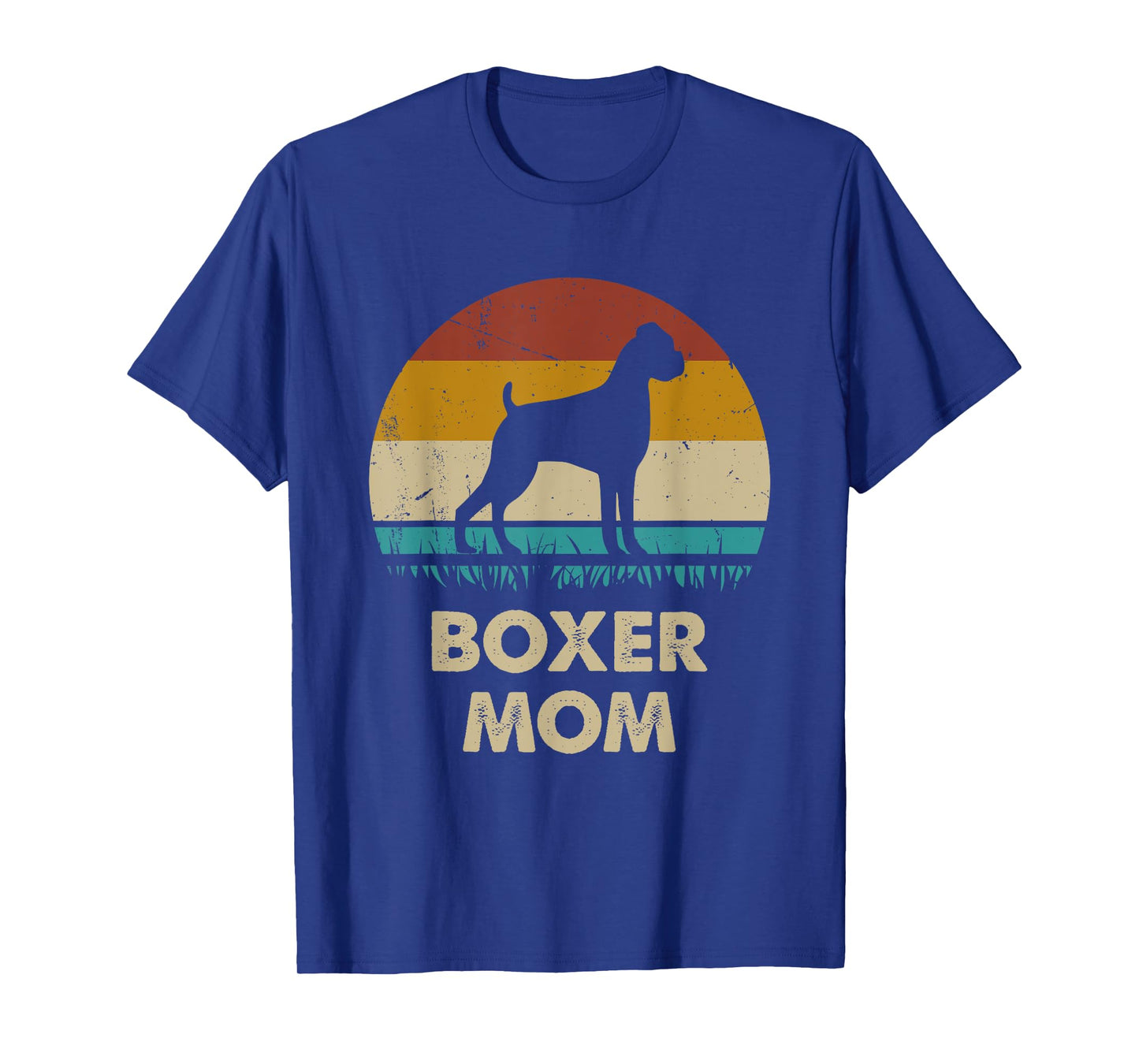Boxer Mom Womens Boxer Dog Lovers Gift Funny Boxer Mama T-Shirt