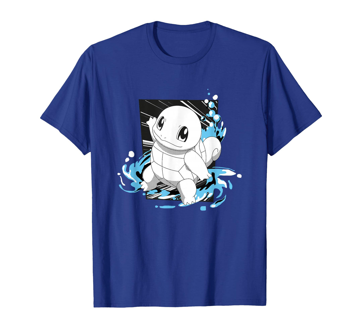 Pokémon Squirtle Splashing Water Manga Panel T-Shirt