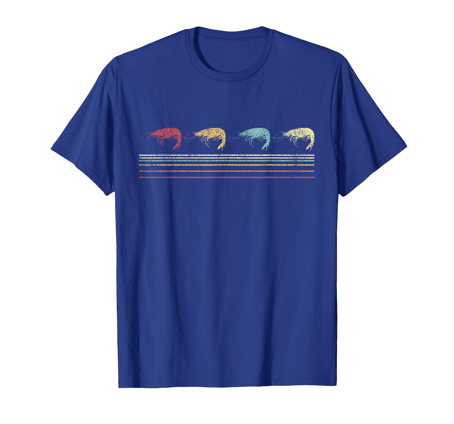 Retro Shrimp Lover Funny Shrimp Vintage T-Shirt