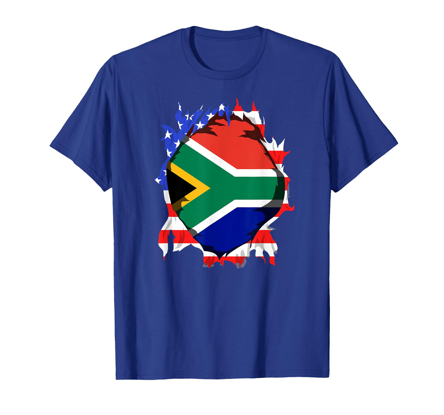 South Africa American Flag USA South African Roots Gifts T-Shirt for Women Kids Men