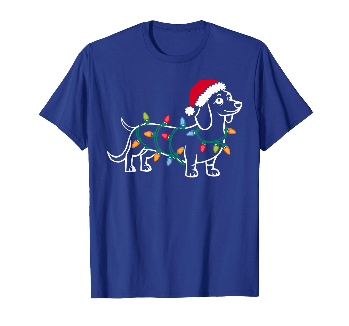 Dachshund Dogs Tree Christmas Sweater Xmas Gifts for Pet Dog T-Shirt