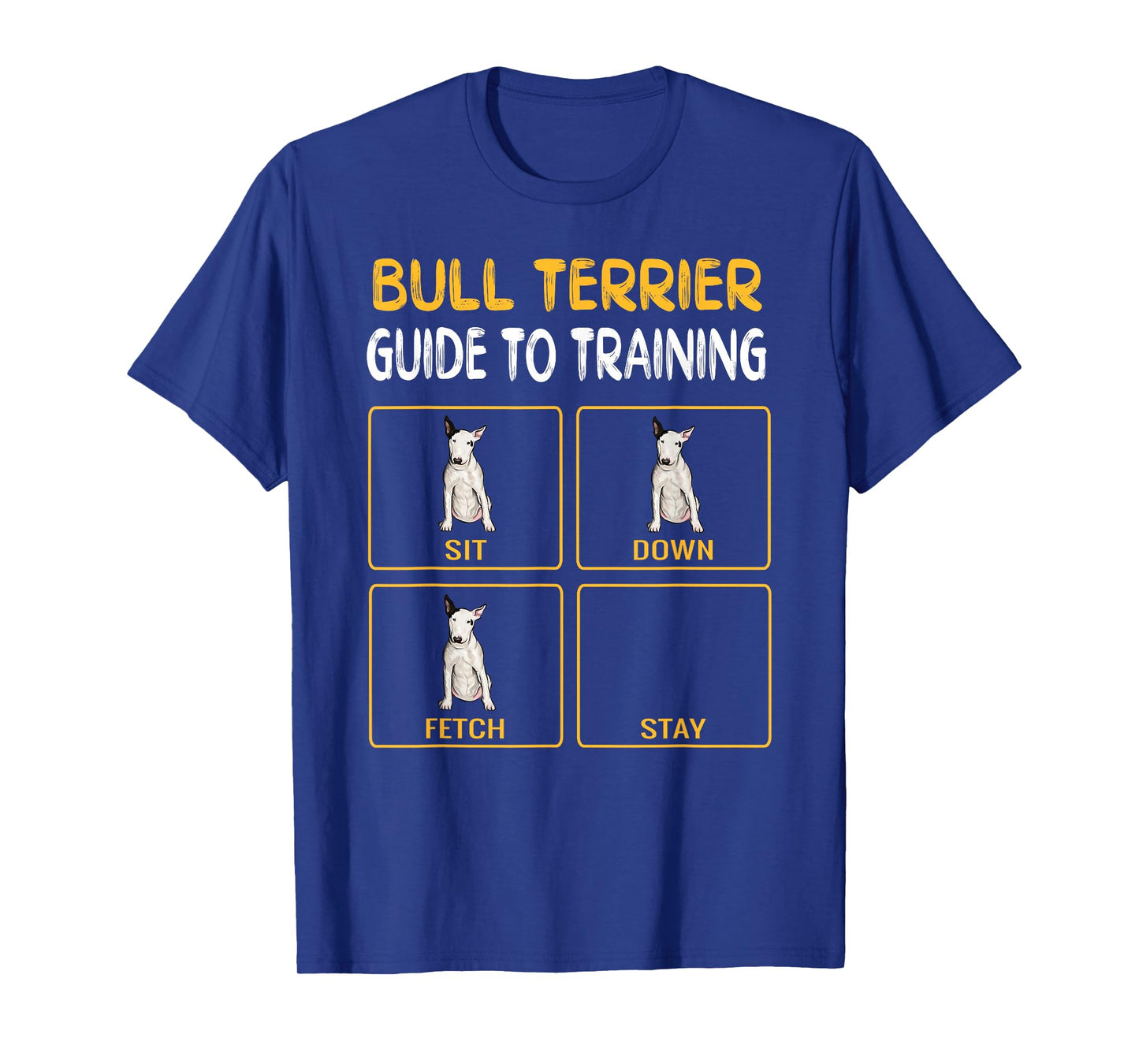 Funny Bull Terrier Guide to Training Dog Obedience Trainer T-Shirt