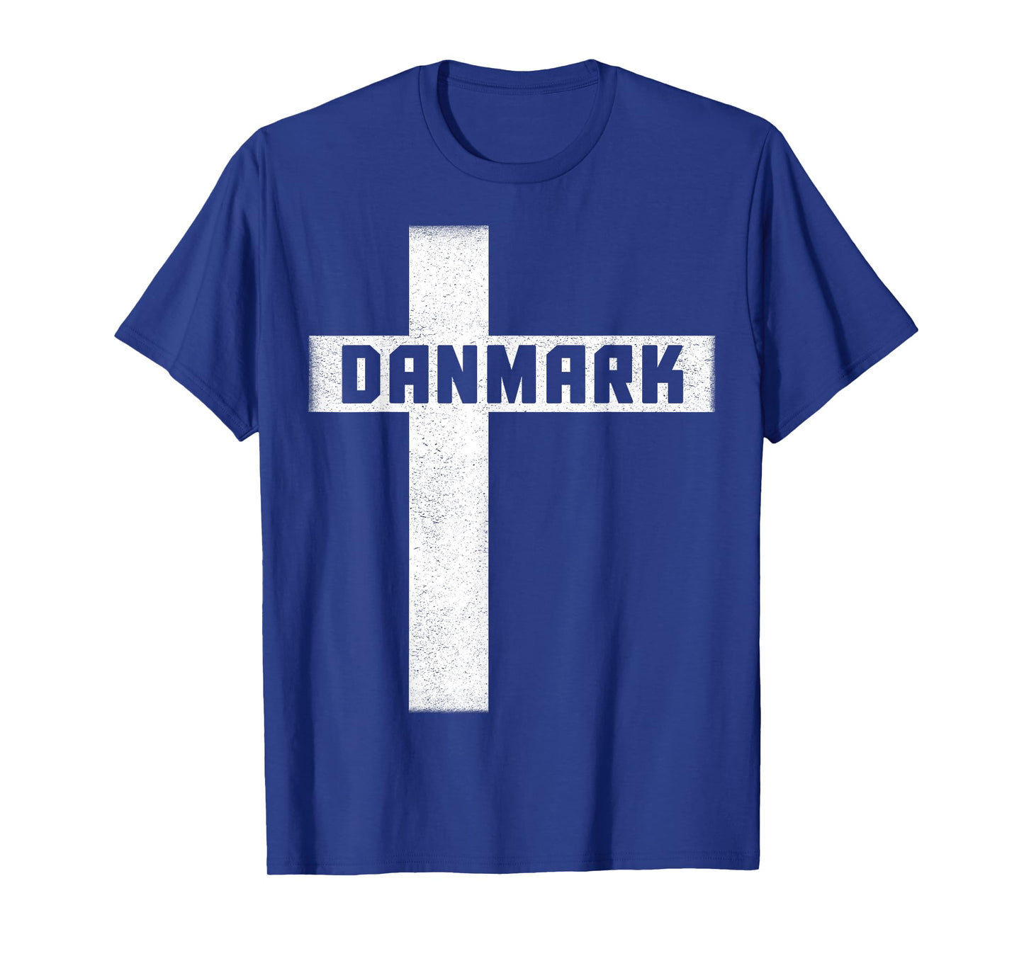 Danmark Flag Cross Design for Danish Pride Denmark Heritage T-Shirt