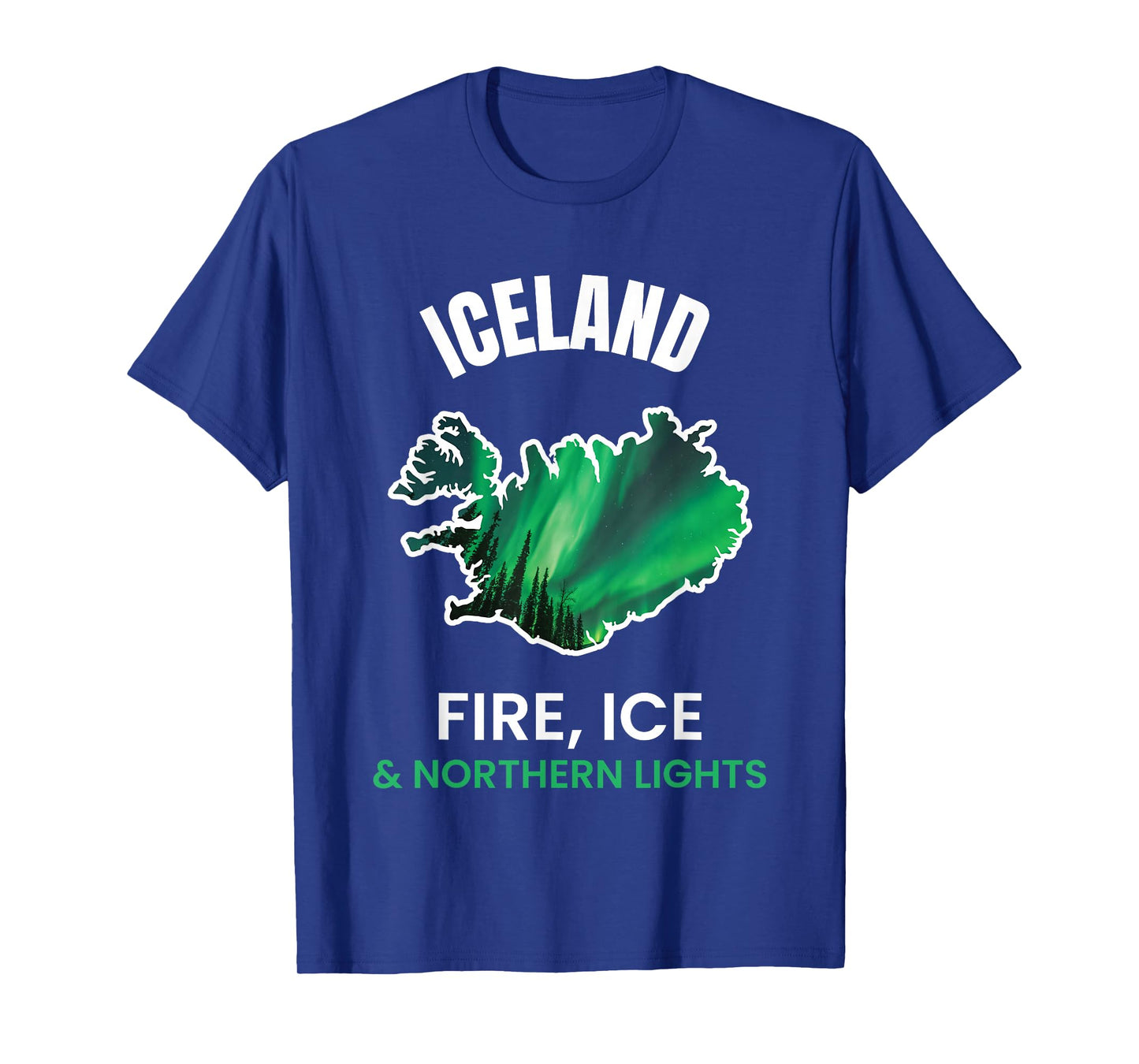 Iceland Northern Light Aurora Reykjavík Icelandic Gift T-Shirt