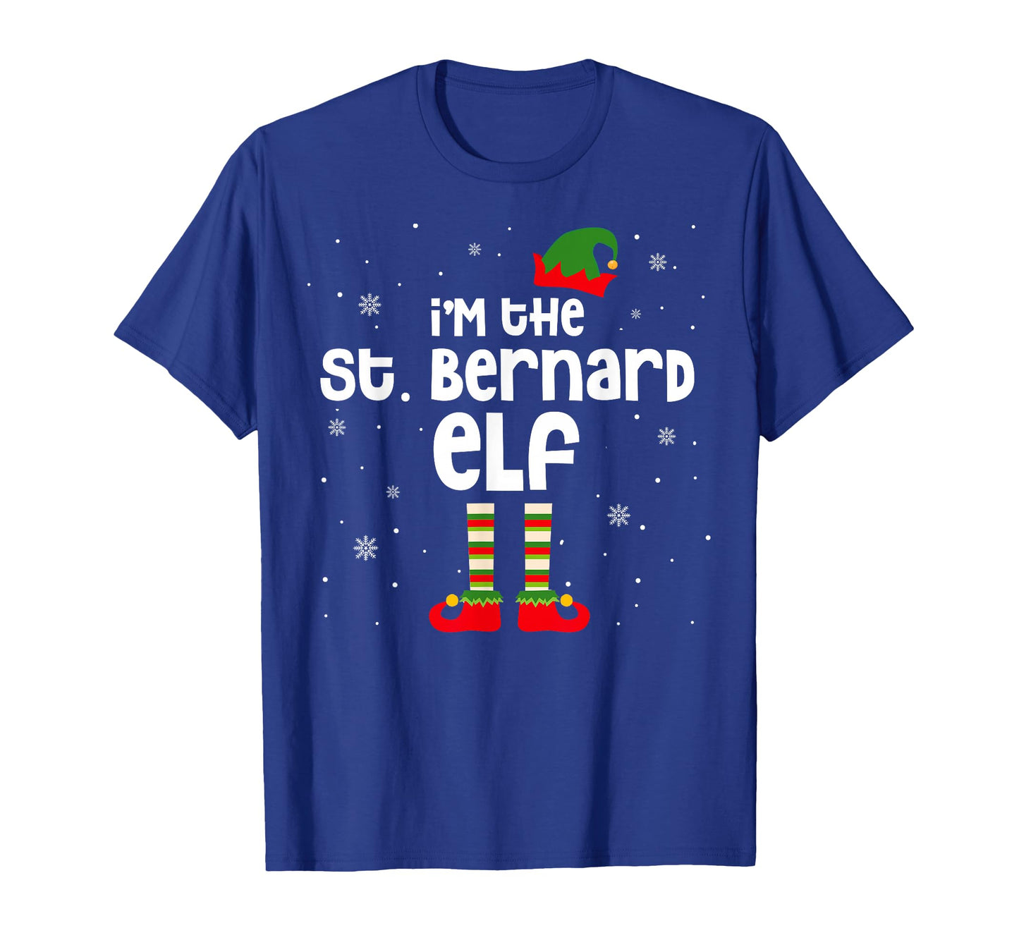 I'm The St. Bernard ELF Christmas St. Bernard Dog Lover Gift T-Shirt