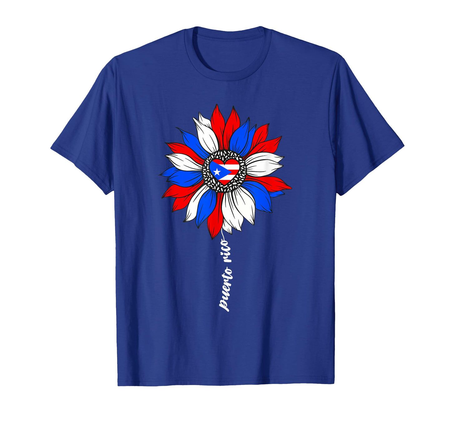 Puerto Rican Sunflower Heritage Puerto Rico PR Flag Boricua T-Shirt
