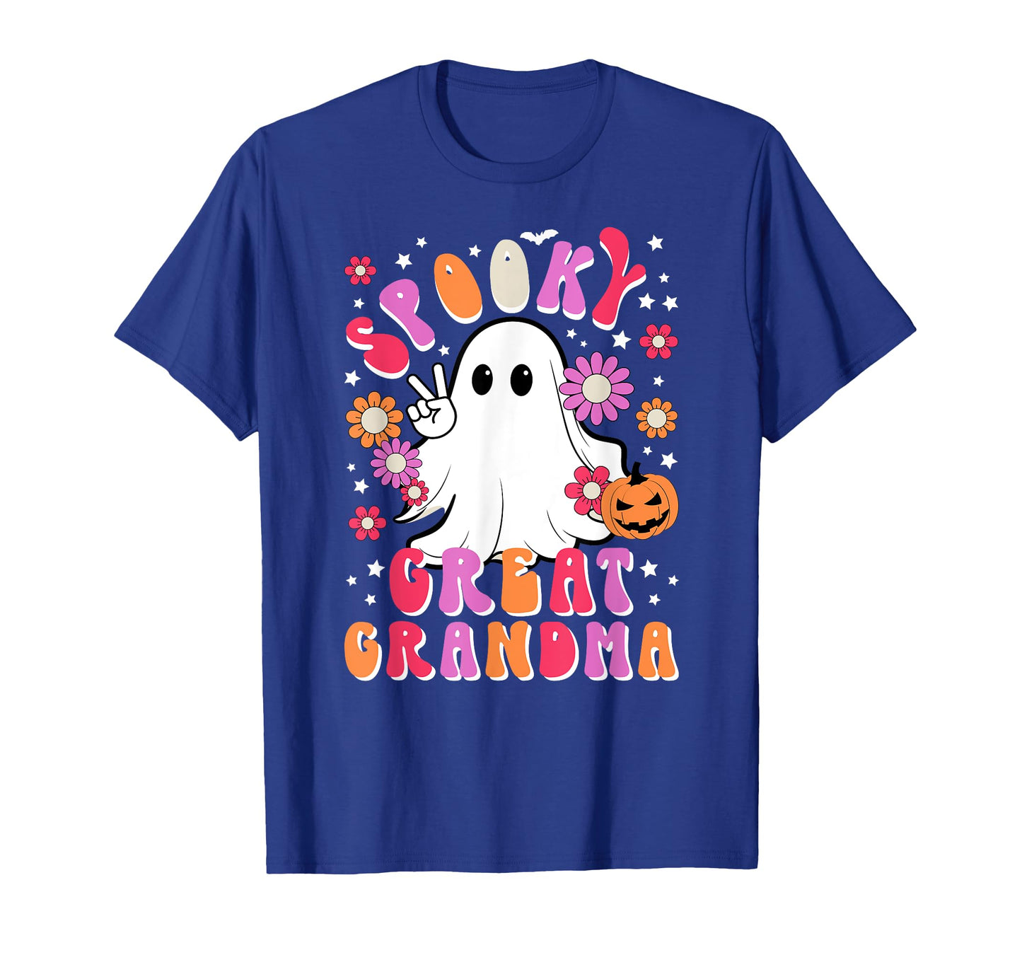 Spooky Great Grandma Halloween Great Grandmother Groovy T-Shirt