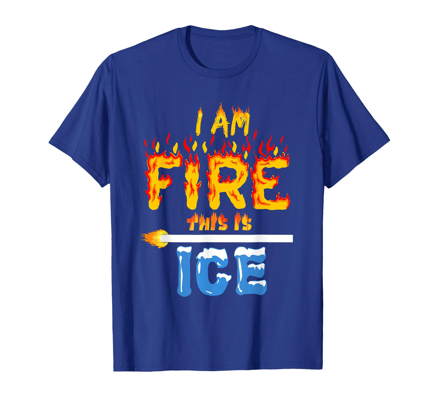 Funny Ice and Fire Costume Halloween Family Matching Women T-Shirt