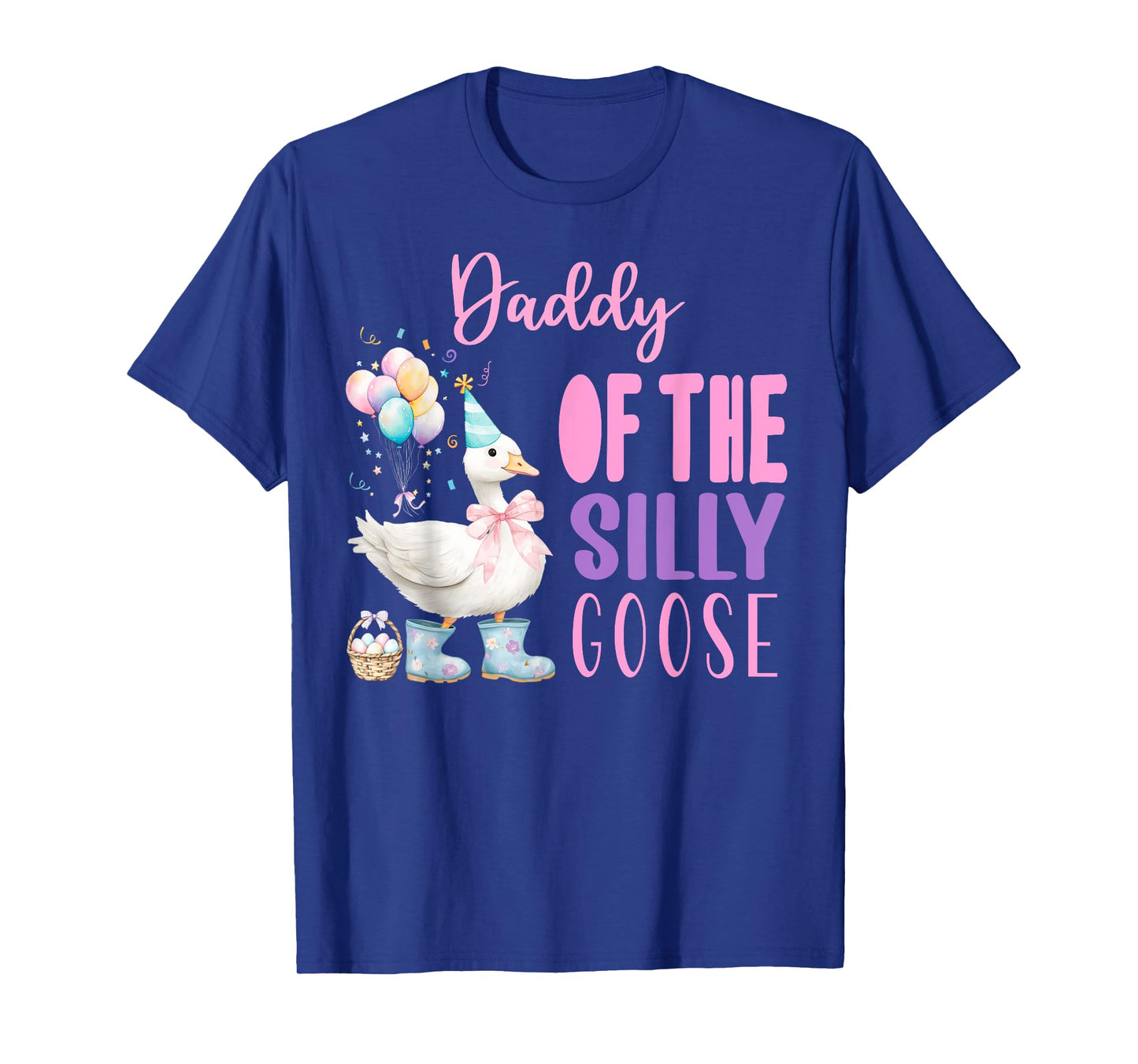 One Silly Goose Birthday Girl Farm 1st Party Spring Outfit T-Shirt