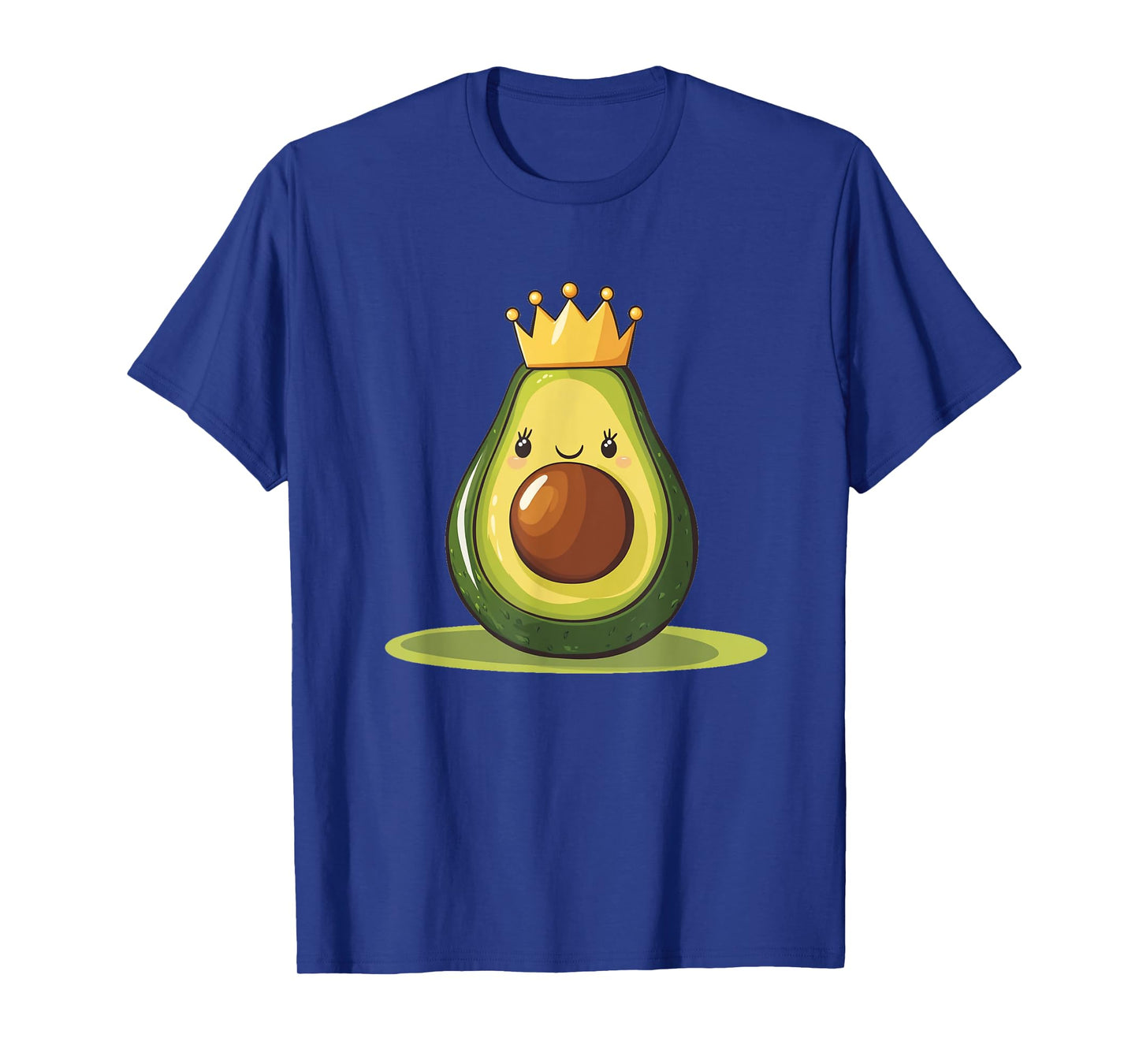 Funny Avocado with Crown for Kingdom and Fruits Lovers T-Shirt