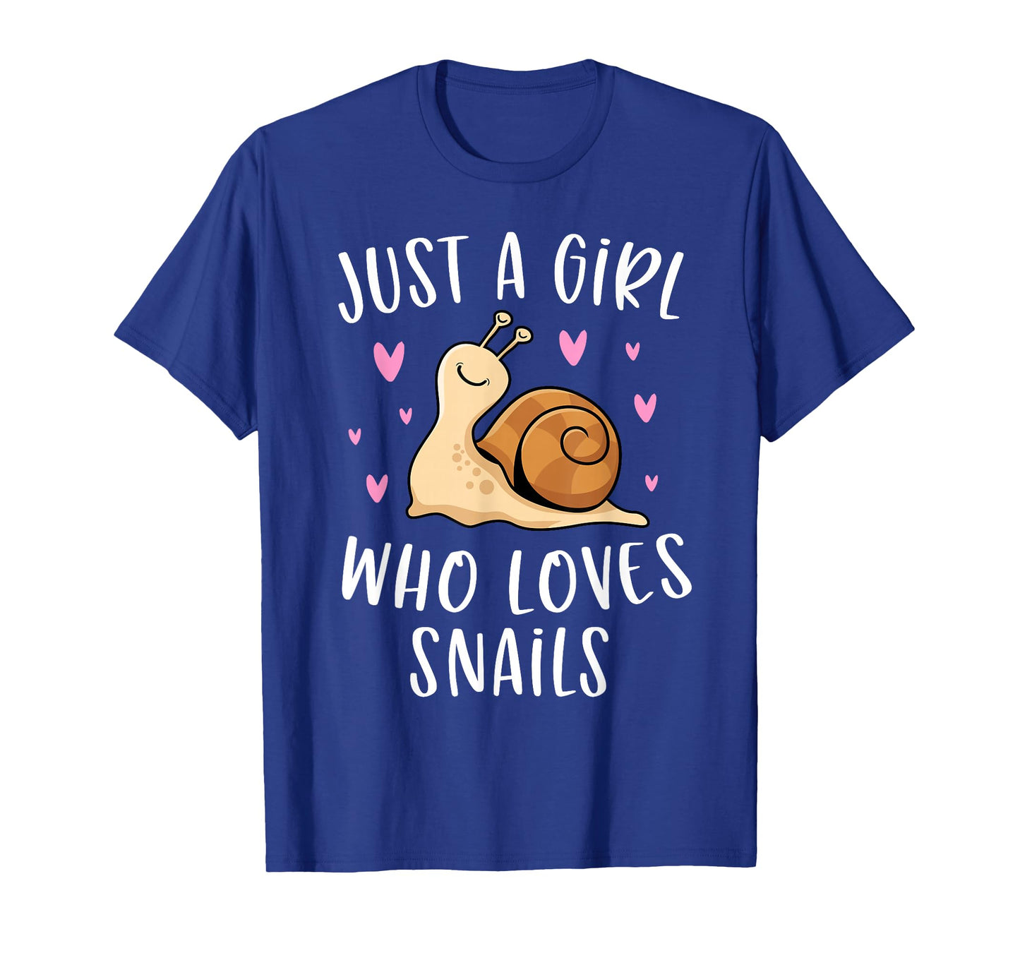Cute Snail Shirt for Girls Just A Girl Who Loves Snails T-Shirt