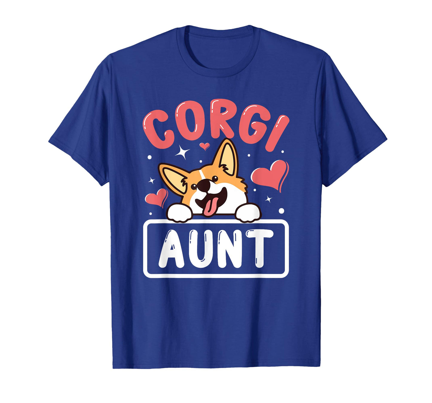 Corgi Aunt Funny Corgi Dog Lover Men Women T-Shirt