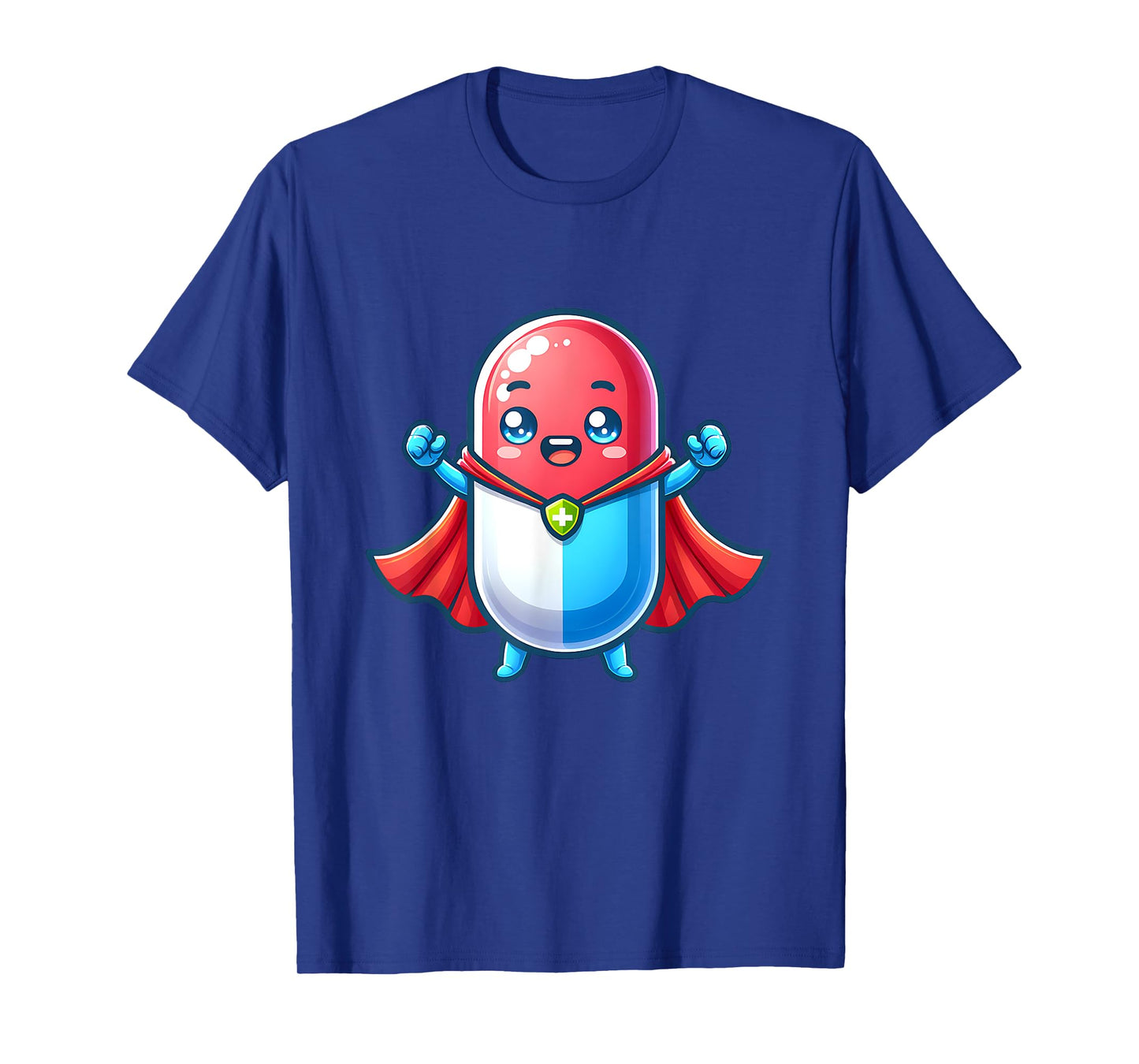 Cute Superhero Tablet Super Pill Hero Pharmacist T-Shirt