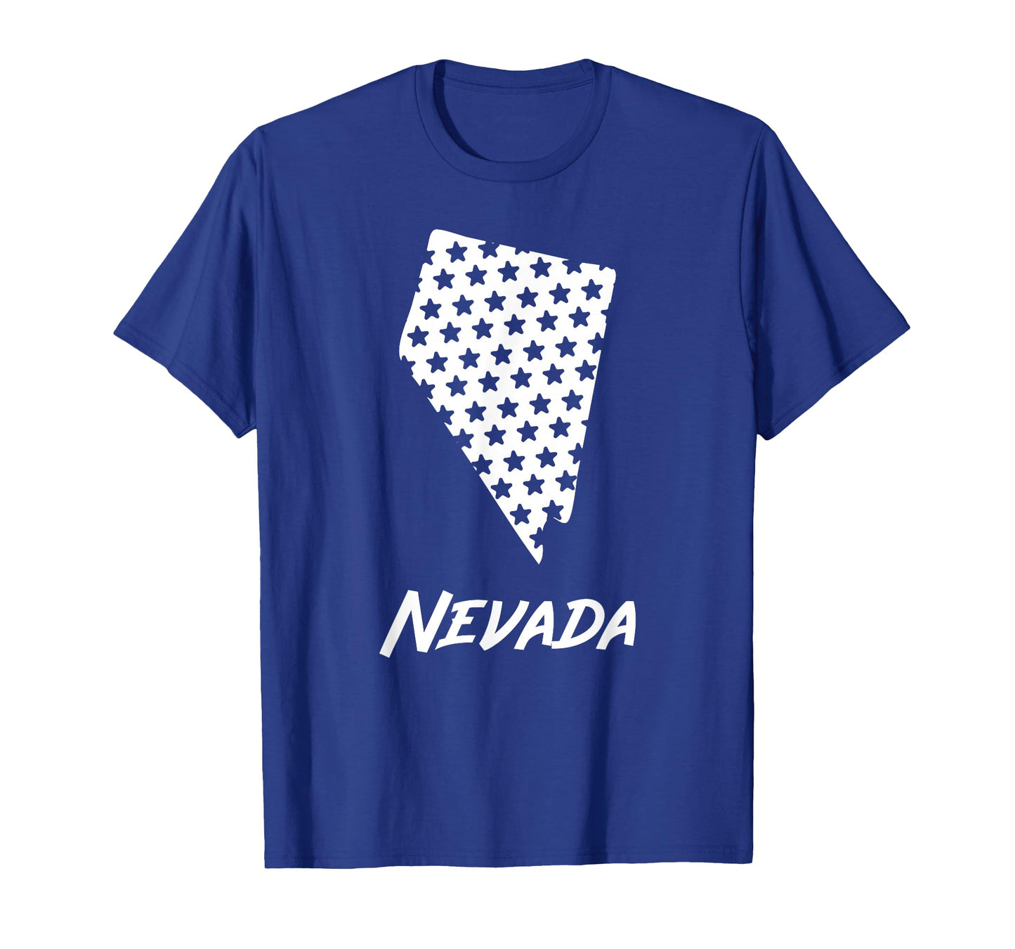 Nevada USA State Outline Stars Vintage Retro Design T-Shirt