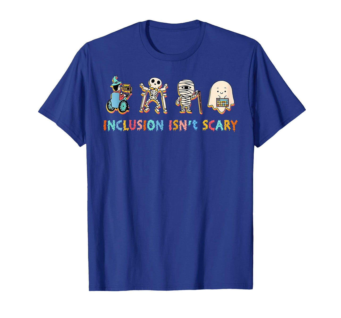 Inclusion Isn't Scary Slp Halloween Sped Teacher T-Shirt