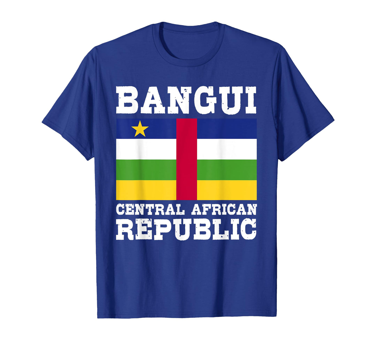 Bangui Central African Republic Flag Wear CAR Capital Jersey T-Shirt