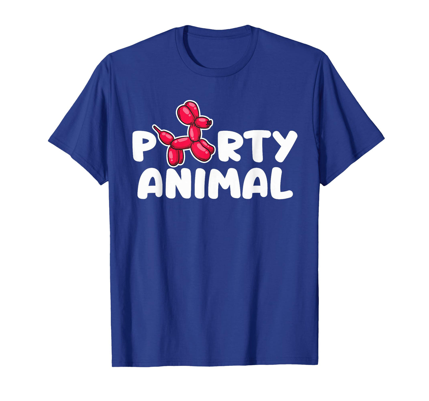 Party Animal - Red Balloon Dog Puppy Surprise T-Shirt