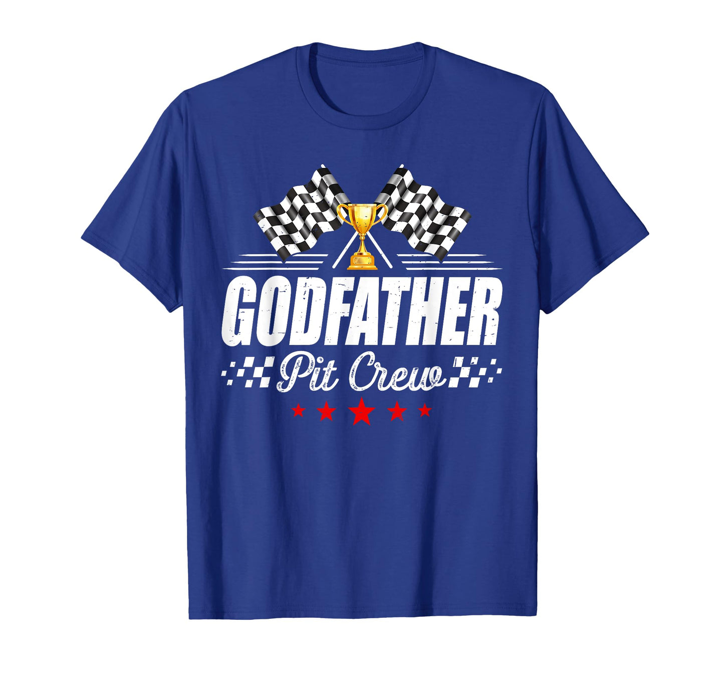 Godfather Pit Crew Race Car Racing Birthday Party Matching T-Shirt