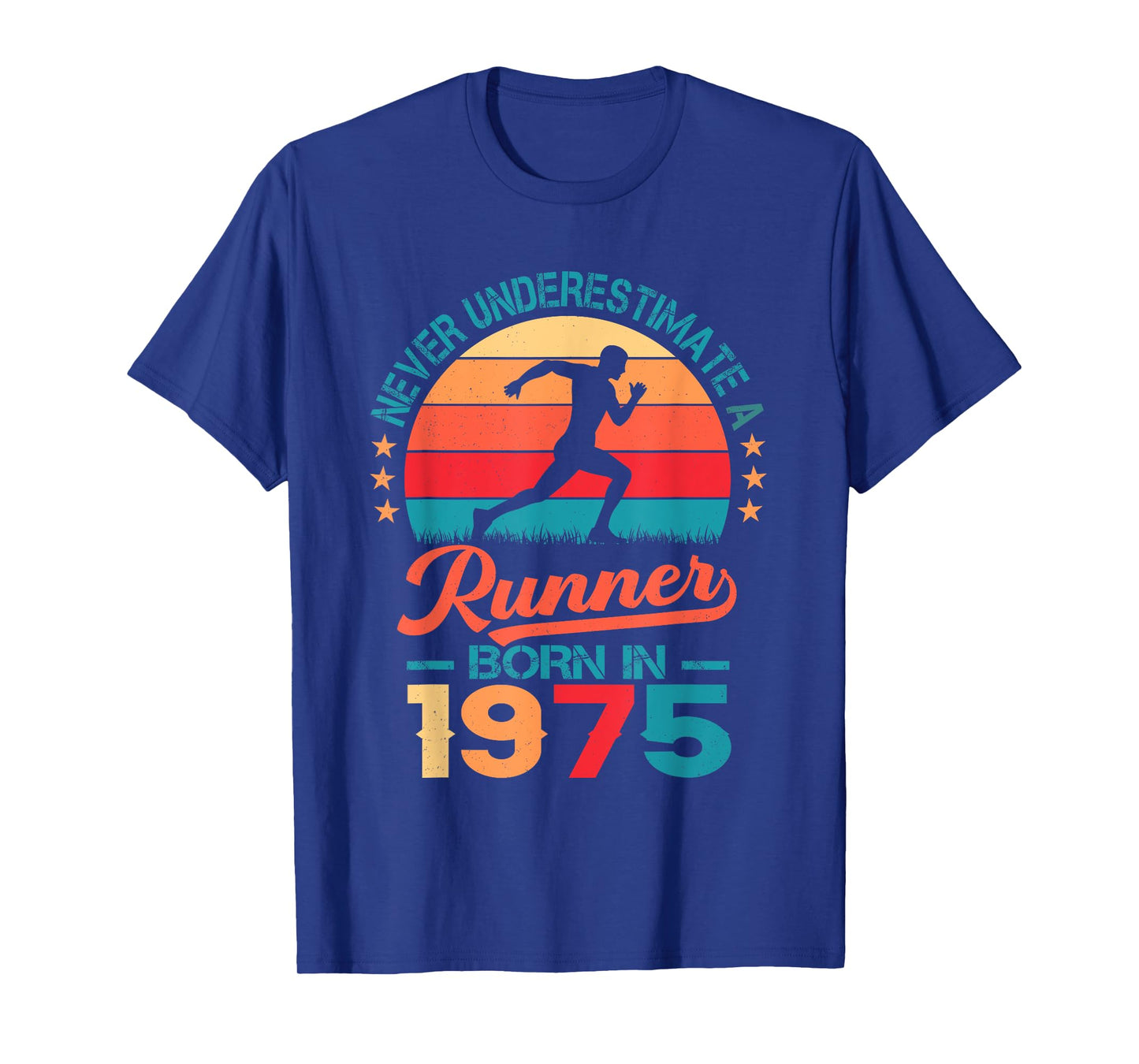 Runner born in 1975 50th Birthday Running 50 Years Old T-Shirt
