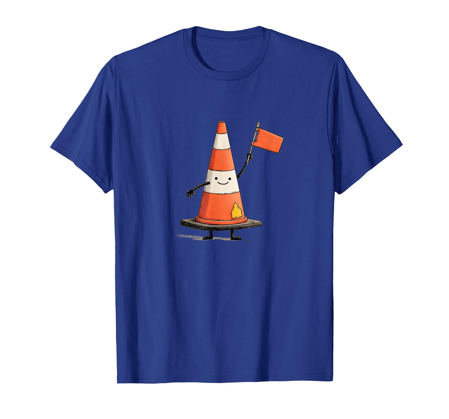 Amazing Traffic Cone with Flag Costume T-Shirt