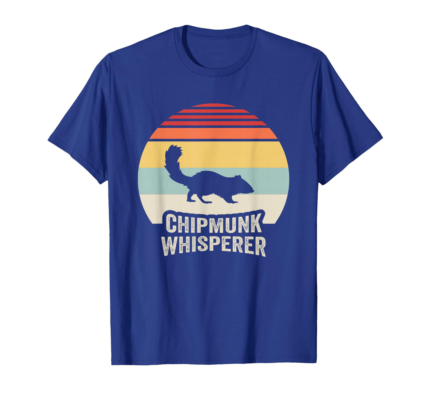 Chipmunk Whisperer Retro Sunset Animal T-Shirt