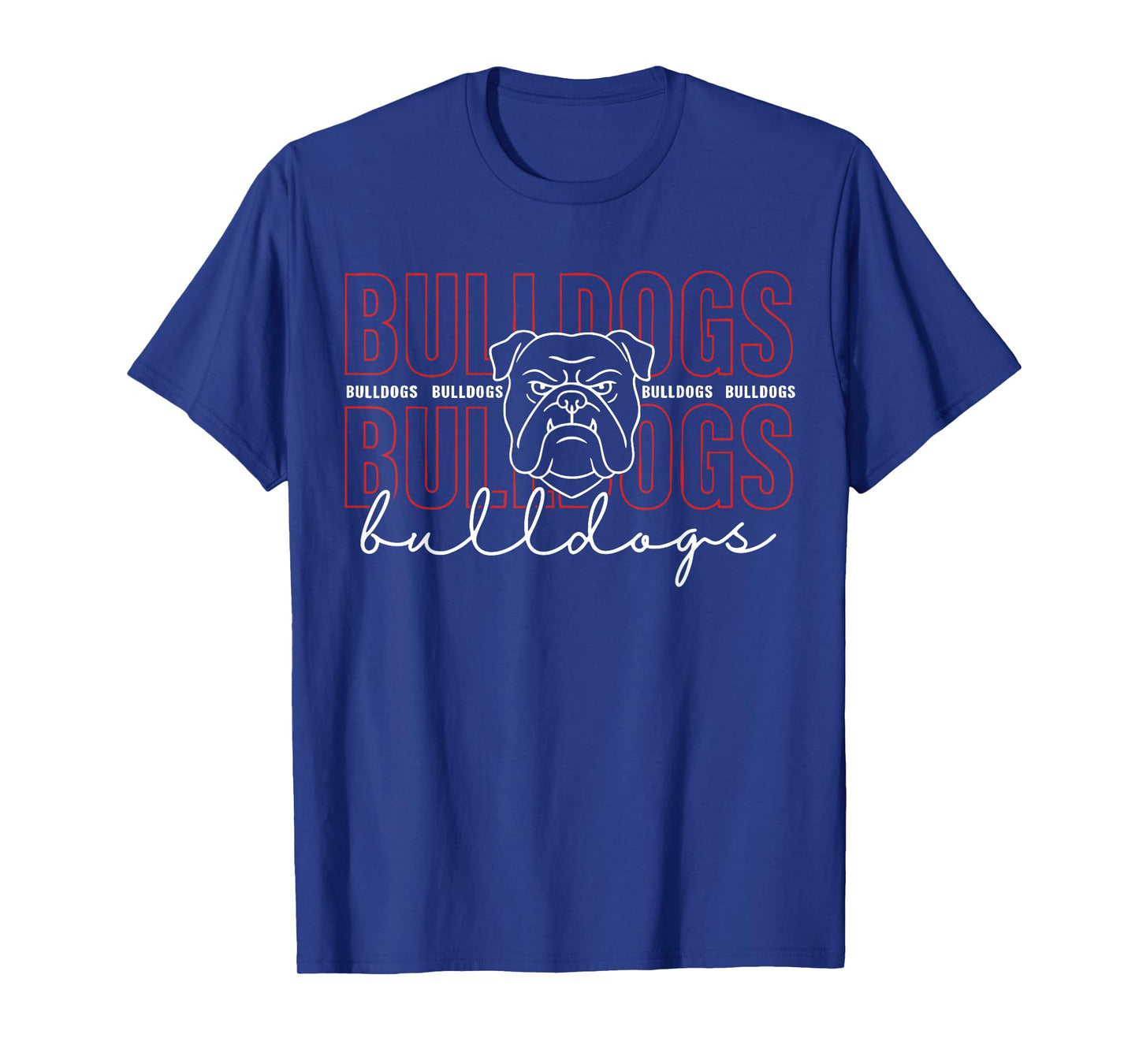 Retro Classic Bulldog Name Graphic Gift for Men Women Kids T-Shirt