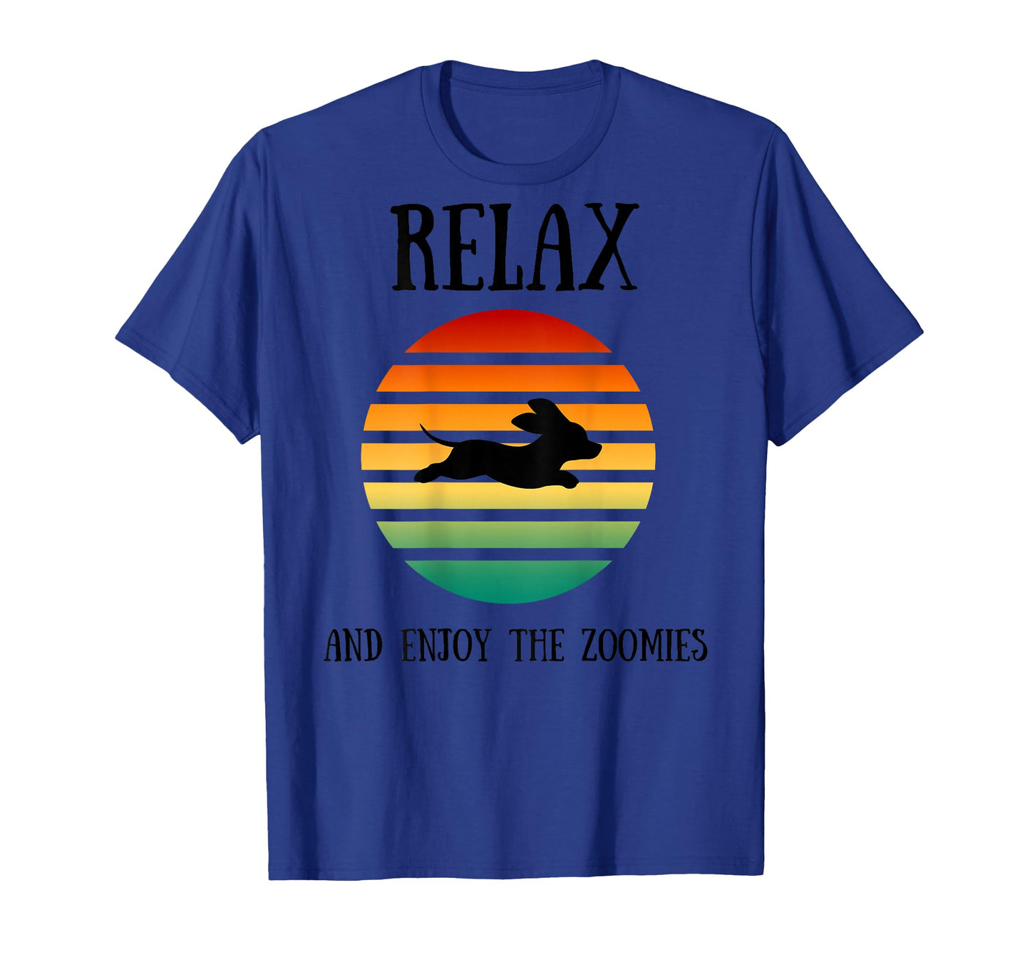 Relax and Enjoy the Zoomies Dachshund Doxin Wiener Dog Funny T-Shirt for Men Women Kids