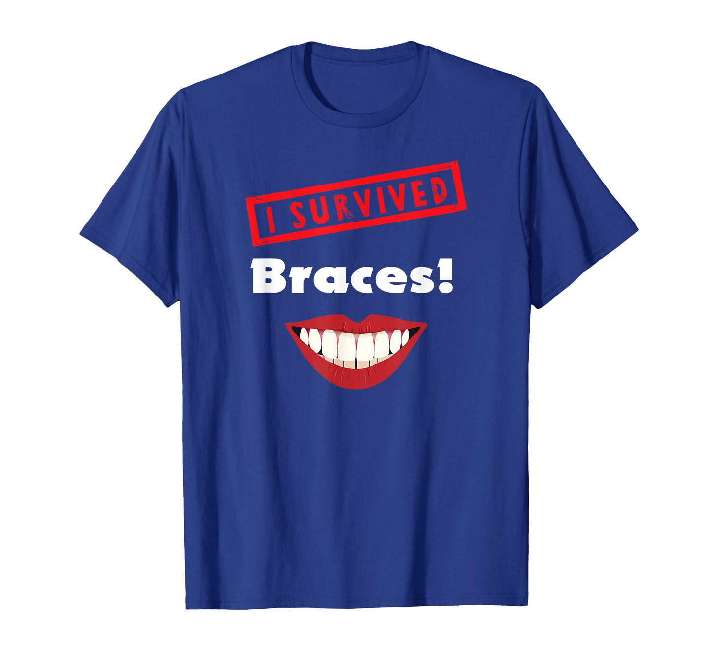 Braces Off Present Kids Teens I Survived Braces Graphic T-Shirt