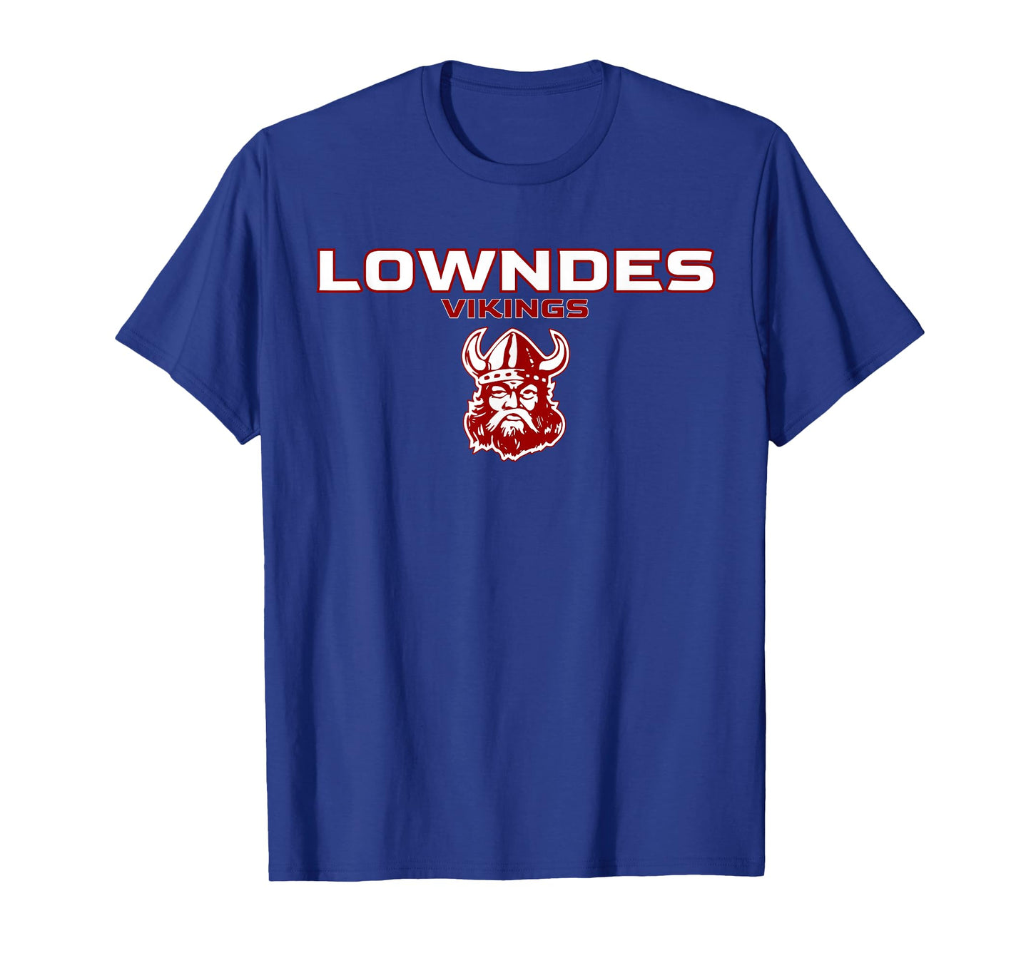 Lowndes High School Vikings Stacked T-Shirt