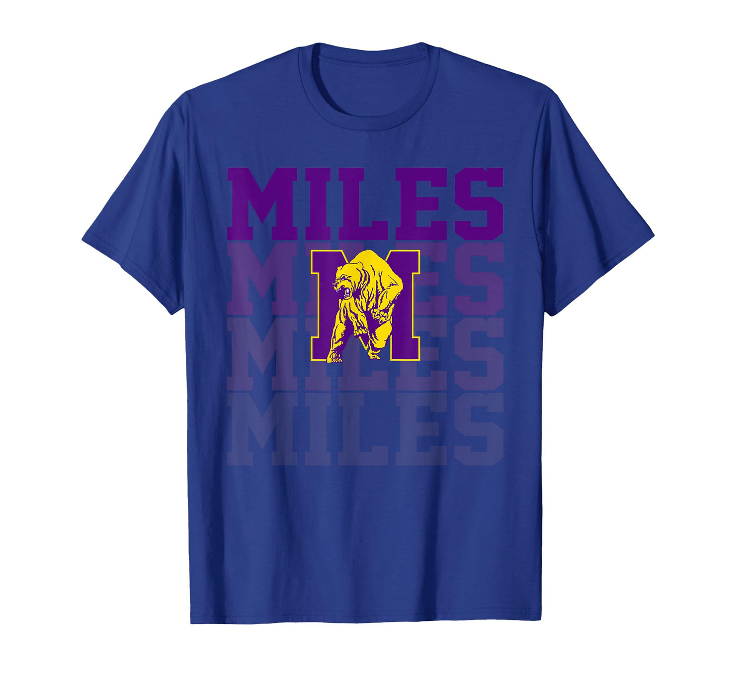 Miles College Arch Vintage Athletics for Men Women T-Shirt