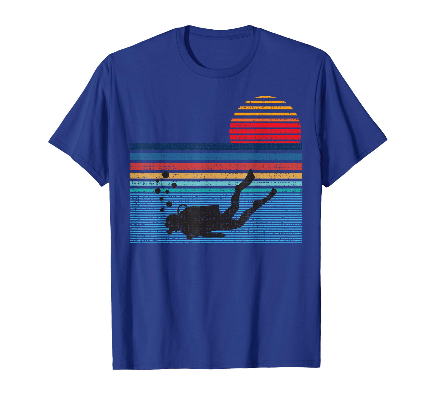 Vintage Retro Scuba Diving T-Shirt 80s Scuba Diver Shirt T-Shirt