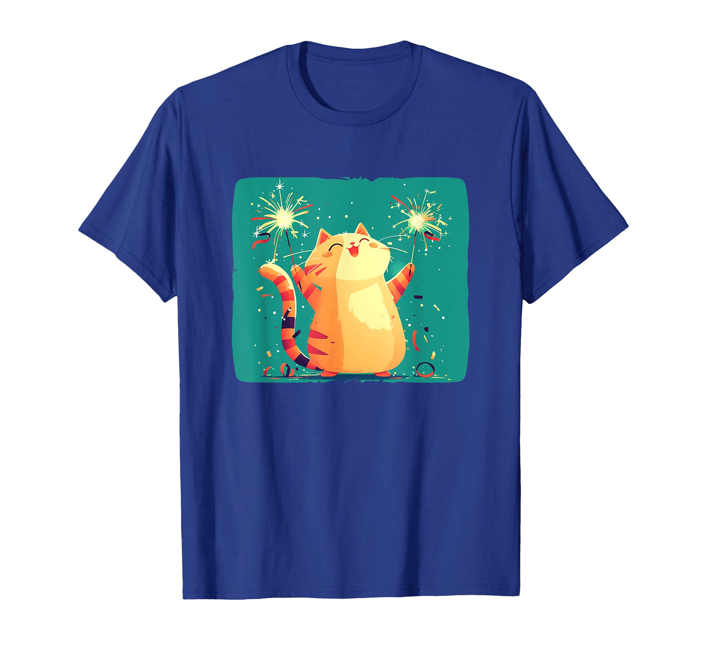 Happy New Year Cat Costume for a Fun Start T-Shirt