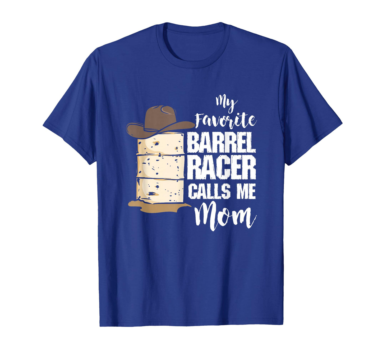Barrel Racer Rodeo Cowgirl Horse Riding Barrel Racing Mom T-Shirt