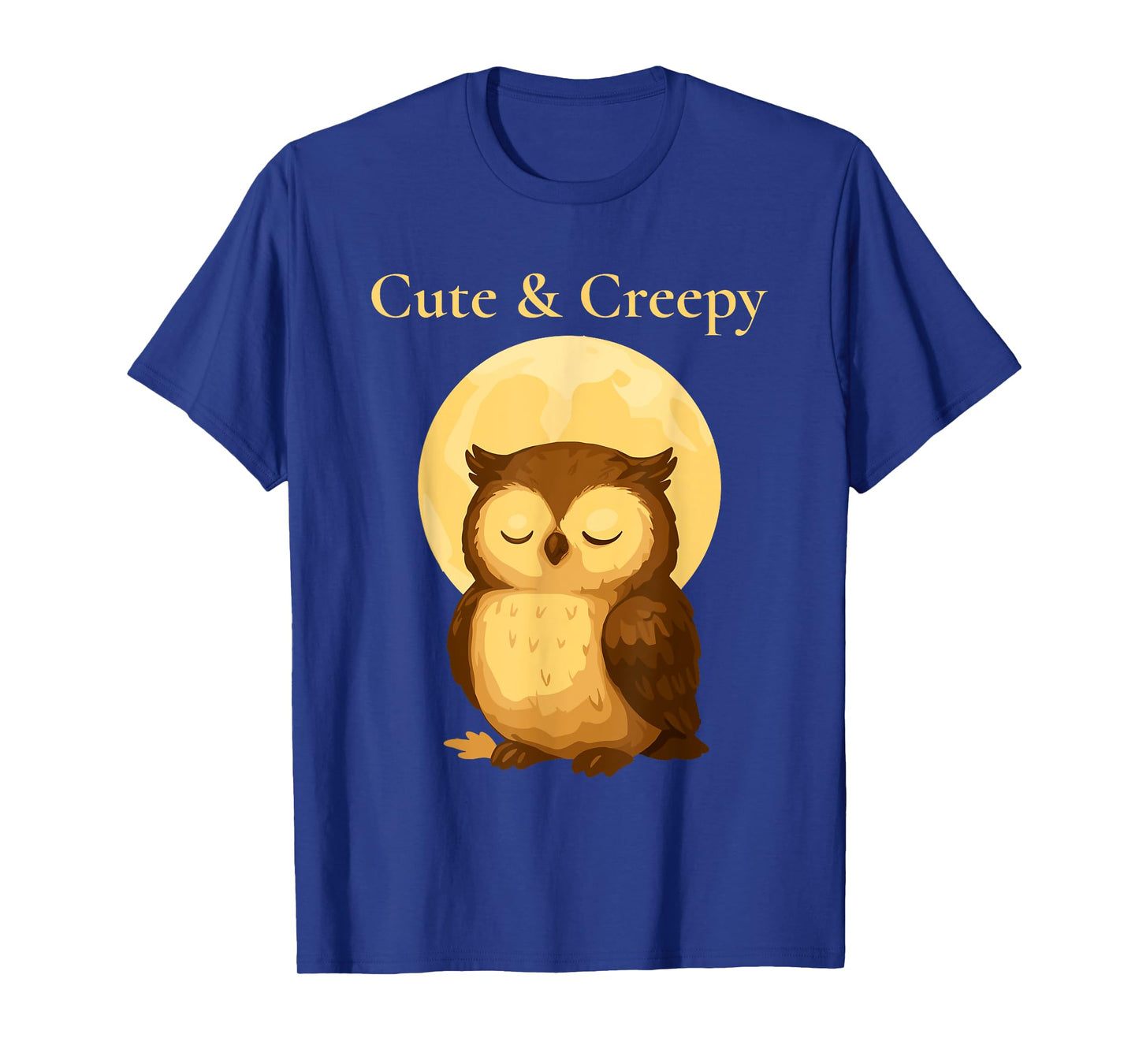 Cute & Creepy Owl – Boho Halloween Design T-Shirt