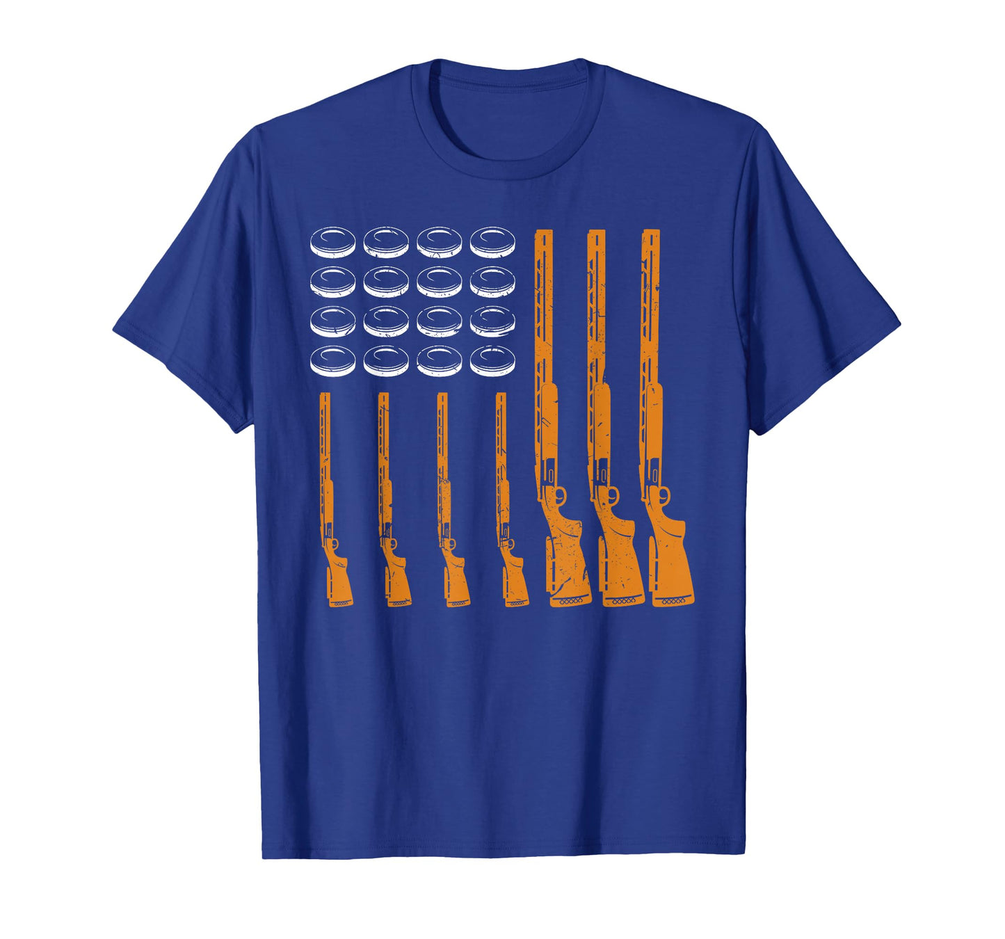 Skeet American Flag Shirt Skeet TShirt Clay Target Shooting T-Shirt