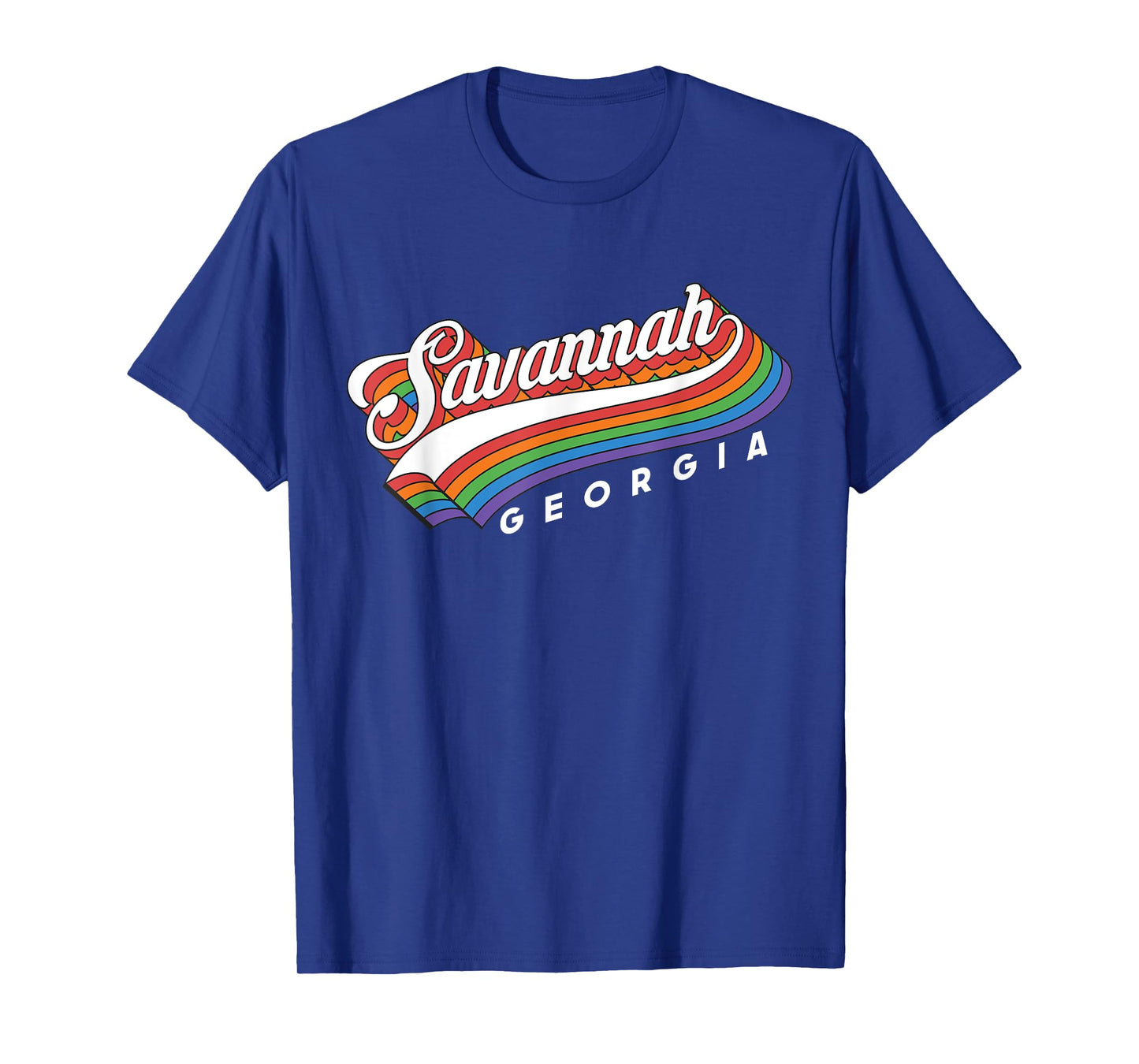 Retro Savannah Georgia Triangle GA Vintage 70s Style Gift T-Shirt