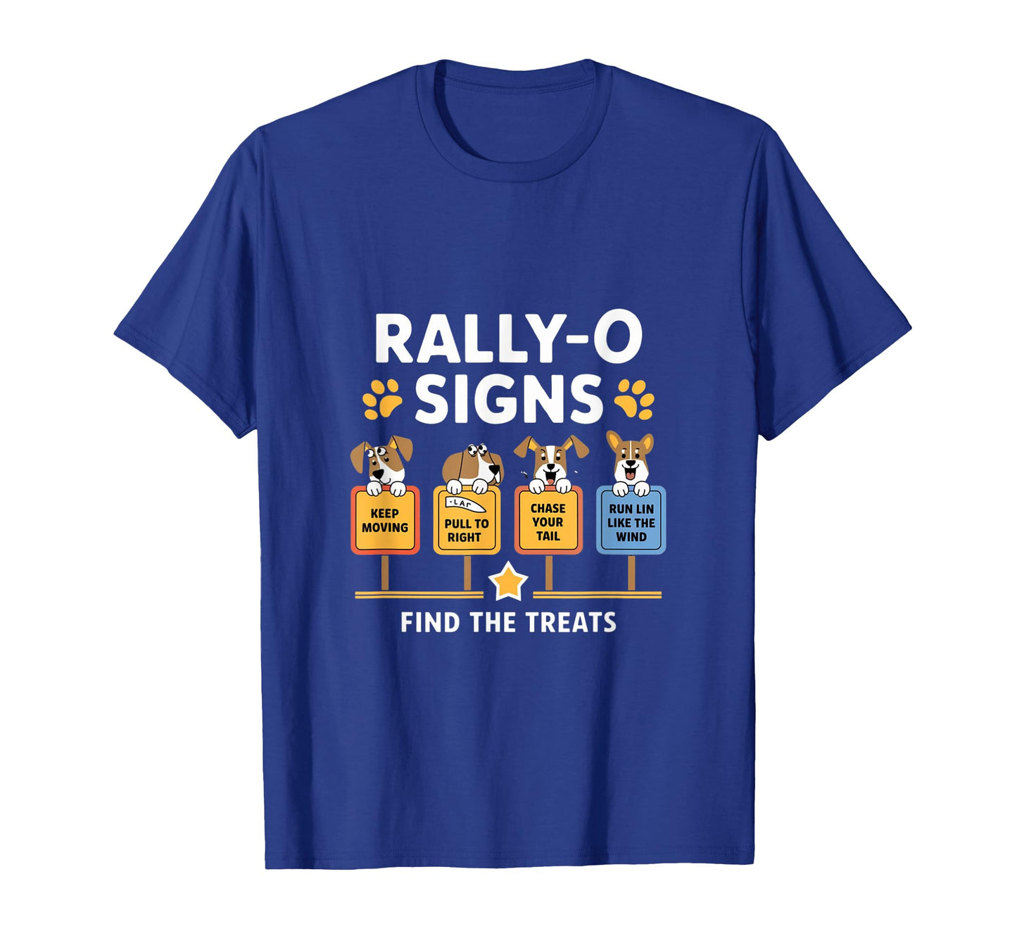 Funny Dog-Rally Obedience Signs Pet Humor Fun T-Shirt