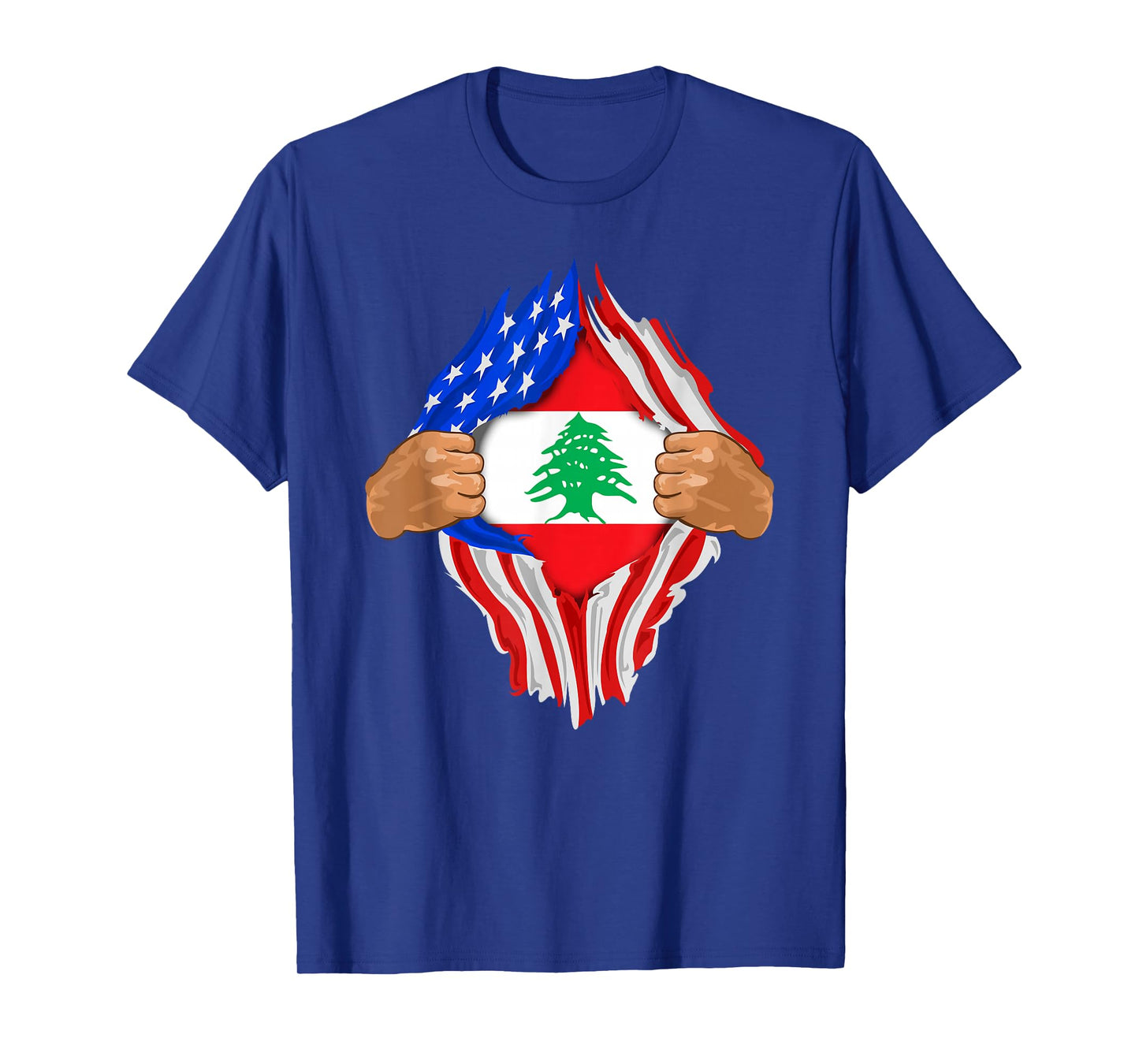 Lebanese Blood Inside Me T-Shirt | Lebanon Flag Gift T-Shirt
